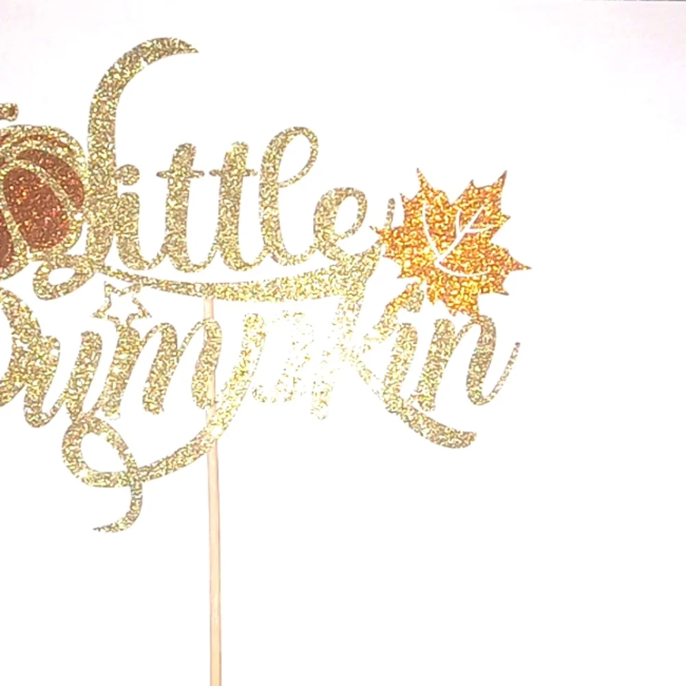 Little Pumpkin Cake Topper